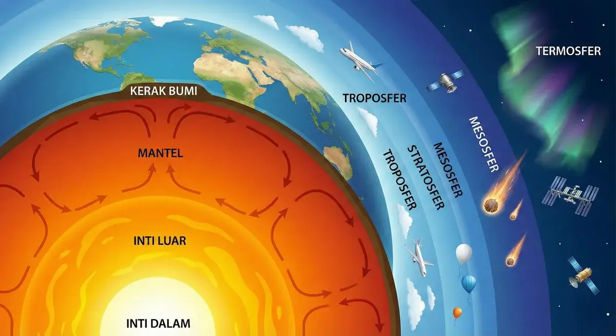 Lapisan Bumi Dan Atmosfer